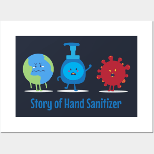 Story of Hand Sanitizer Posters and Art